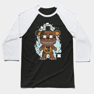 Freddy Bear Pop Culture Baseball T-Shirt
